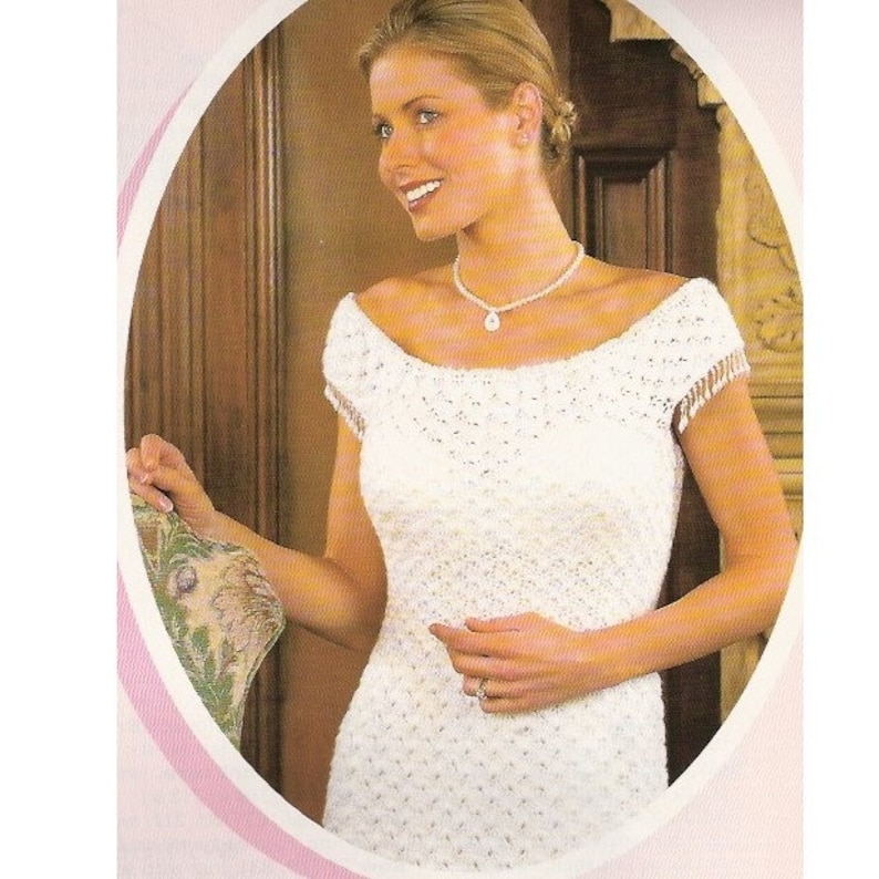 Crochet Wedding Dress Pattern PDF Instant Two Piece Wedding Dress