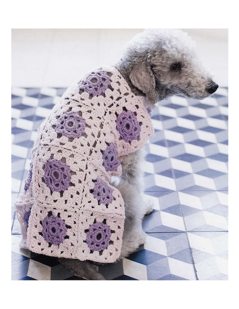 Vintage Crochet Pattern Dog Sweater Crochet Pattern PDF Etsy