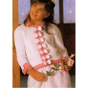 HÄKELANLEITUNG Kinder Strickjacke, Kinder Häkeljacke Muster, Strickjacke Mädchen Häkelanleitung, Häkelanleitung, Kinder häkeln, Jacke, pdf, nur auf Englisch