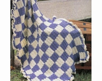 CROCHET Pattern BEGINNER, Crochet Blanket Pattern Easy, Crochet Afghan, Puff Stitch, Throw Pattern, pdf, Instant Download, English Only