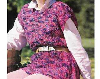 Vestpatroon dames, gehaakt truivestpatroon, gehaakt damesvest haakpatroon, pdf dames gehaakt vest, instant digitaal