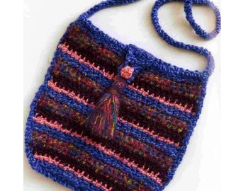 CROCHET PATTERN, Hobo Purse Bag, Slouchy Shoulder Bag, Travel Tote, Boho Bag Crochet, Handmade Bags, Pattern pdf, Instant Download