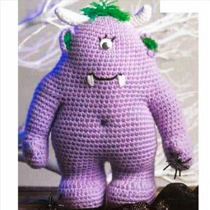 Monster Häkelanleitung - Vintage Monster Häkelanleitung - Anfänger Häkelanleitung - Vintage PATTERN häkeln - Retro Doll Häkelanleitung