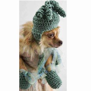 Dog CROCHET Hat PATTERN, Crochet Pet Hat, Easy Crochet Pattern, Crochet Pattern Pet Hat Costume, Sphynx Cat Clothes, Crochet Cat Hat