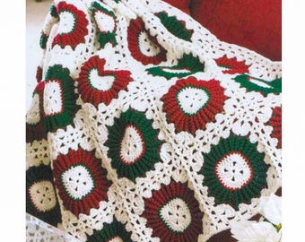 Christmas CROCHET Afghan PATTERNS, Crochet Afghan Pattern, Crochet Blanket Pattern, Christmas Crochet Patterns, Patterns PDF, English Only