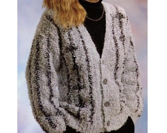 CROCHET Cardigan PATTERN, Drop Shoulder Cardigan Crochet Pattern, Chunky Cardigan Crochet Pattern, Bomber Jacket Pattern, Sweater pattern