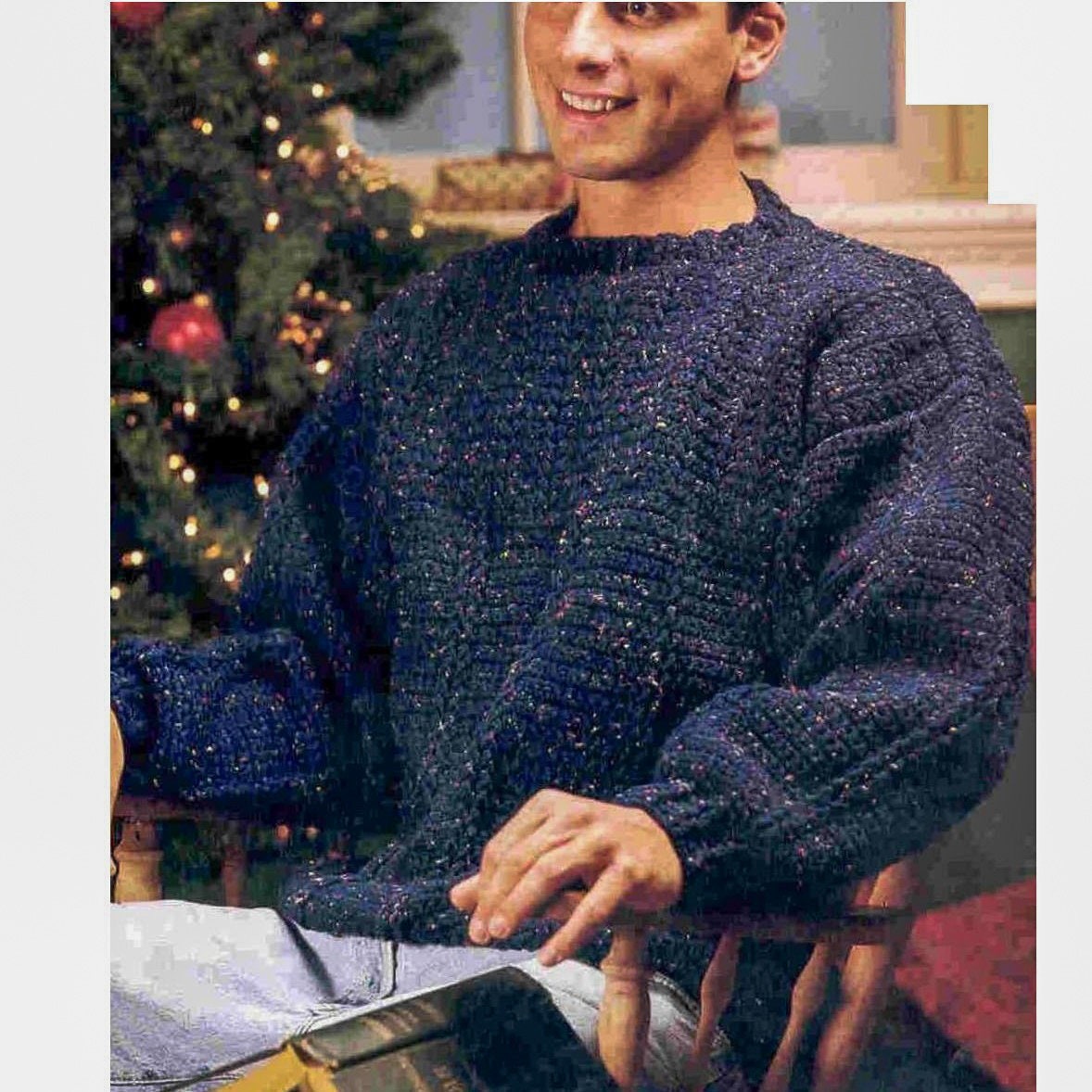 39 Crochet Sweater Patterns for Men You Can Wear Year After Year 7 Crochet Mens Sweater