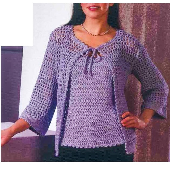 crochet overlay top