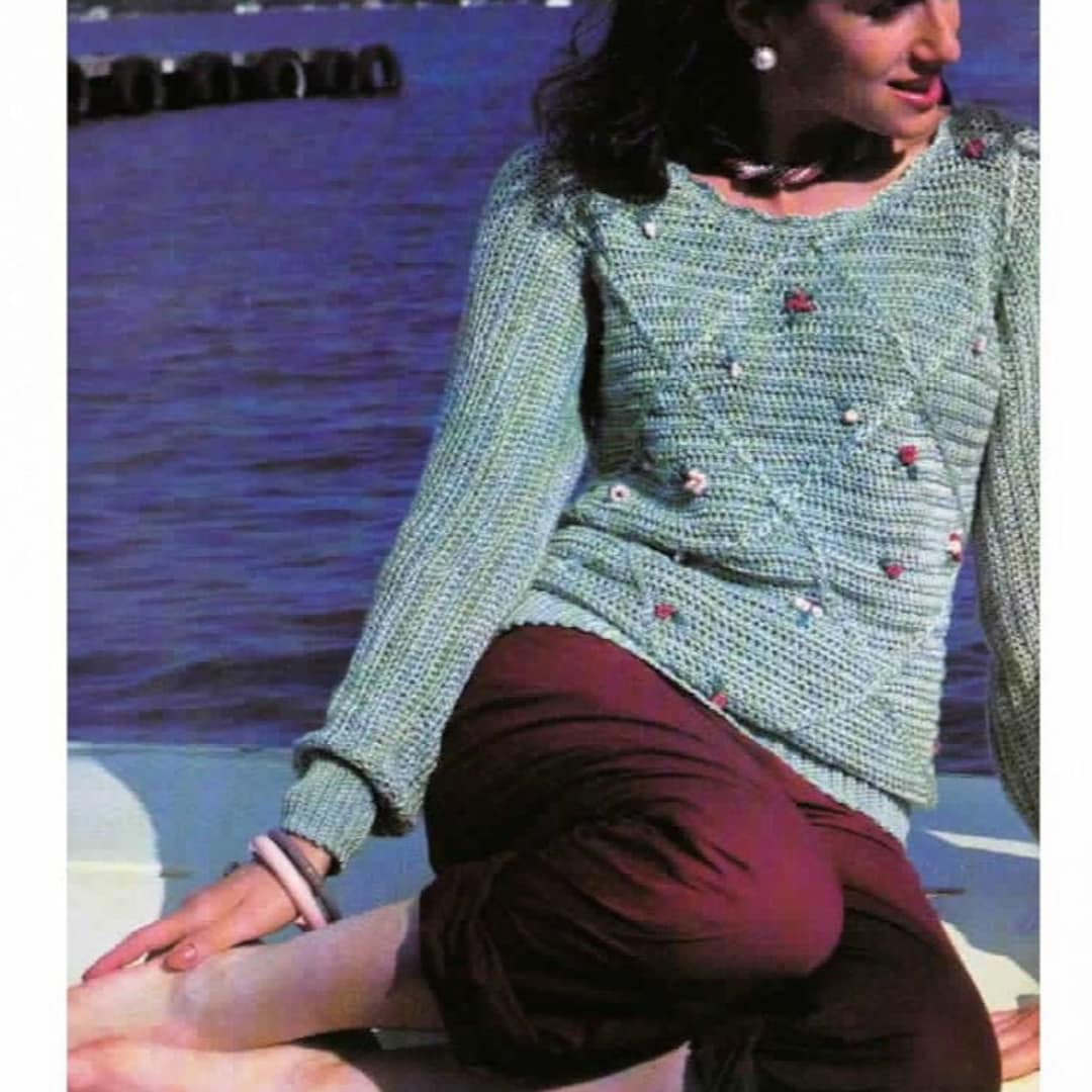 CROCHET PATTERN Sweater, Crochet Jumper Pattern, Crochet Sweater ...