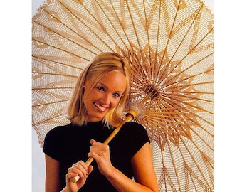 Parasol for Sun Protection PDF Instant Digital Crochet Pattern Lace Parasol Download Vintage Patterns Crochet