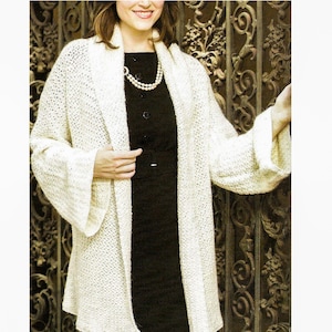 Cardigan PATTERN CROCHET - Coat Pattern for Women - Cardigan Sweater Pattern - pdf Crochet Pattern - pdf instant digital