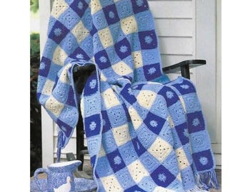 CROCHET PATTERN Granny Square, Granny Square Blanket Pattern, Beginner Crochet Pattern, Throw Blanket Pattern, Home Crochet pdf English Only