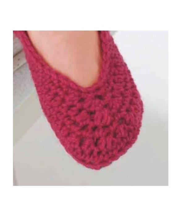 Crochet Slippers Pattern PDF Instant Digital Ladies Soft Slippers ...