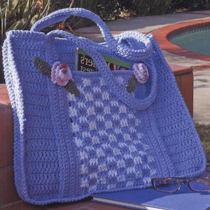 CROCHET Bag PATTERN, Crochet Handbag Pattern, Crochet Boho Bag, Beach Bag, Crochet Tote, Market Bag, Handmade Bag, Crochet Bag Purse pdf