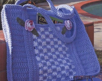 PATRÓN DE BOLSO A GANCHILLO, Patrón de bolso a crochet, Bolso boho a crochet, Bolso de playa, Bolso de mano a crochet, Bolso de mercado, Bolso hecho a mano, Bolso de crochet en pdf