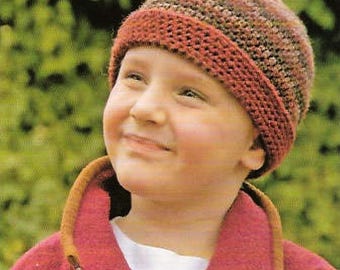Childs CROCHET Beanie Hat PATTERN, Crochet Hat Pattern, Crochet Beanie Hat Pattern, Easy Crochet Pattern, Hat Pattern pdf, English Only