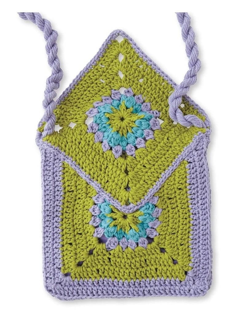 Small Tote Bag Crochet Pattern PDF Instant Digital Granny Etsy