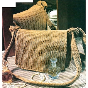 Hobo Crossbody Bag Häkelmuster - Schultertasche Häkelmuster - Retro 90er Jahre MUSTER - Vintage Häkelmuster