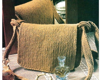 Hobo Crossbody Bag Crochet PATTERN - Shoulder Bag Crochet PATTERN - Retro 90s PATTERN - Vintage Crochet Pattern