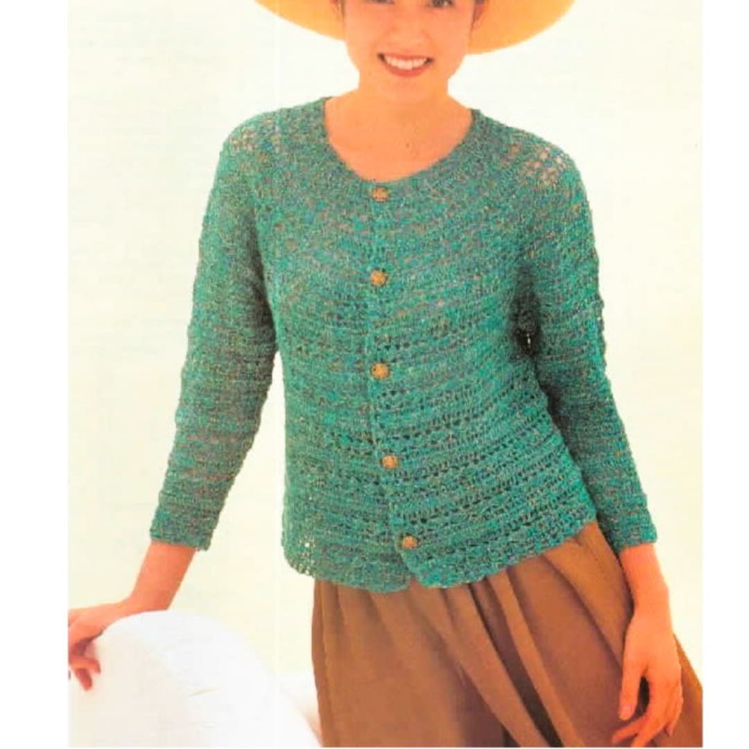Crochet Raglan Pattern CROCHET Raglan Sweater PATTERN, Crochet Raglan Pattern, Raglan Cardigan ...
