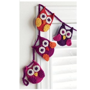 Crochet Christmas Garland Pattern PDF Instant Digital Crochet Bunting Pattern Designs Download Christmas Door Garland