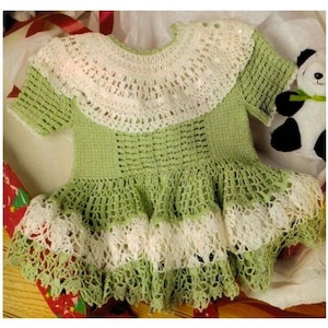 CROCHET Baby PATTERN Dress, Baby Crochet Pattern, Baby Crochet Gift Pattern, Crochet Baby Pattern Girl, Baby Crochet Dress, pdf English Only