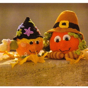 Halloween CROCHET PATTERNS - Halloween Amigurumi Pattern - Halloween Pattern pdf - PDF instant digital - Vintage Crochet Patterns