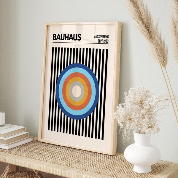 Printable Bauhaus Art Museum Poster,Bauhaus Print,Exhibition Poster,Minimalist Wall Art,Bauhaus Poster,Printable Wall,Minimalist Print