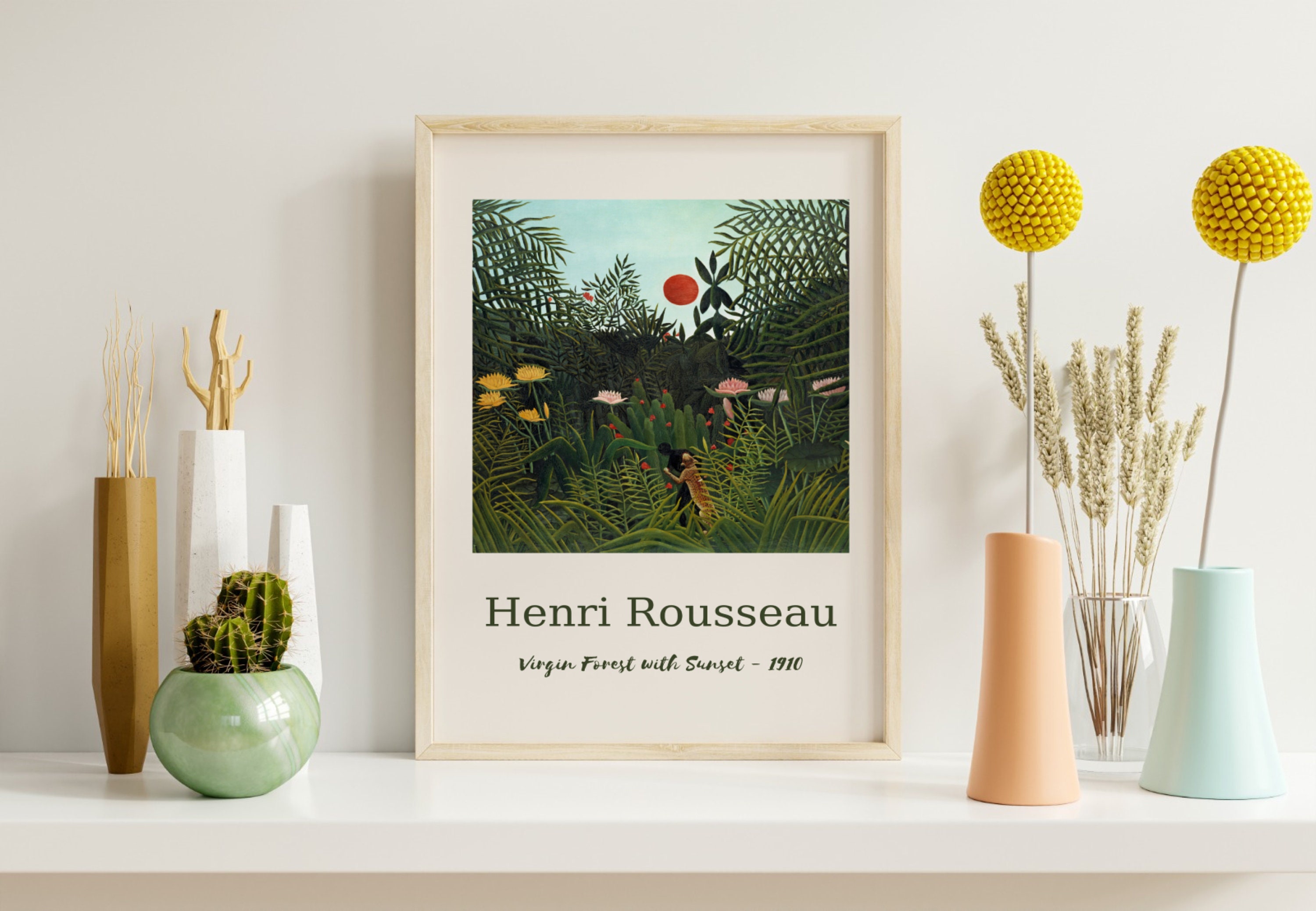Henri Rousseau Print Henri Rousseau Printable Henri Rousseau - Etsy
