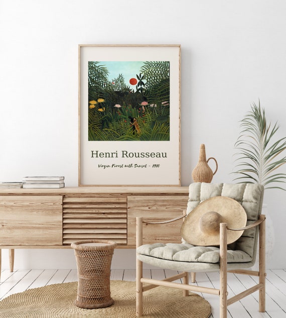 Henri Rousseau Print Henri Rousseau Printable Henri Rousseau - Etsy