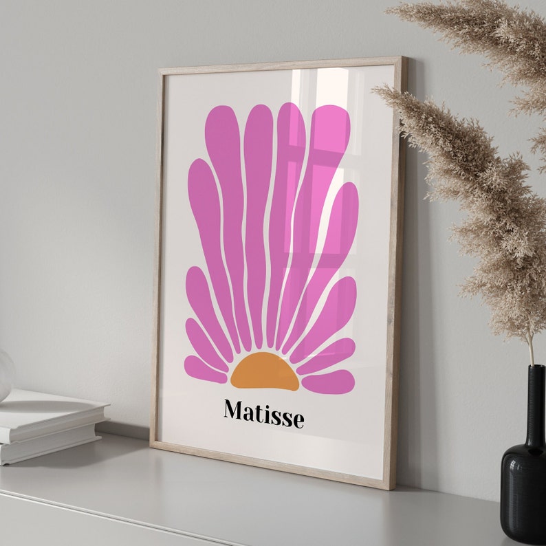 Abstract Botanical Flowers Print Digital Download Wall Print - Etsy