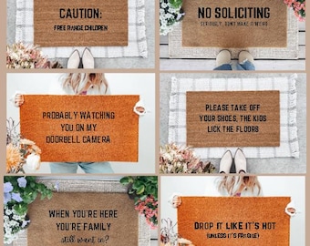 Welcome Doormat, Sassy Doormat, Coir Doormat, Rug, Funny Doormat, Cute Doormat