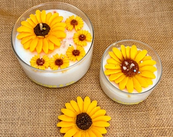 Sunflower Soy Candle – Japanese Honeysuckle