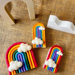 Bright Rainbow Could Candle | Minimalist & Aesthetic Candles | Baby Shower Gift