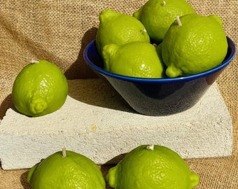 Lime Shaped Scented Candle