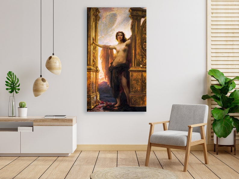 Herbert James Draper. the Gates of Dawn Edit. Erotic Print on Etsy