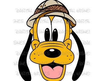Pluto Safari Hat Image Png Digital File 