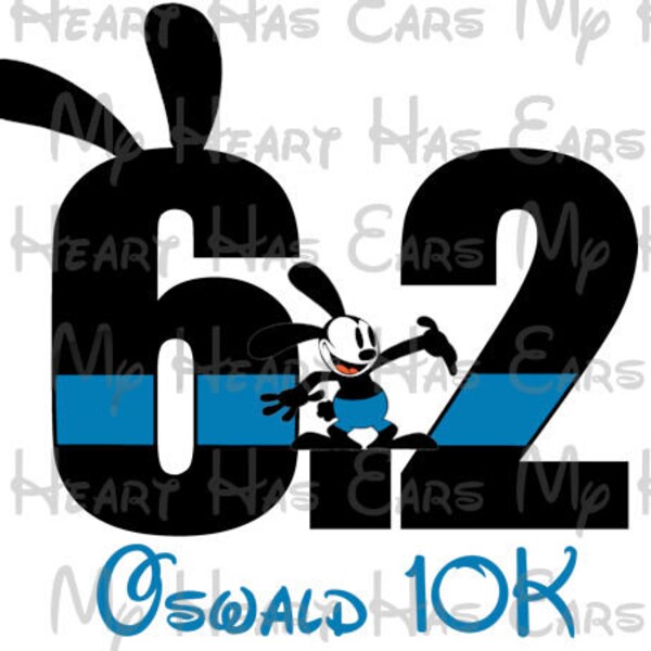 Oswald 10K 6.2 marathon challenge font image png digital file sublimation print Waterslide tshirt design