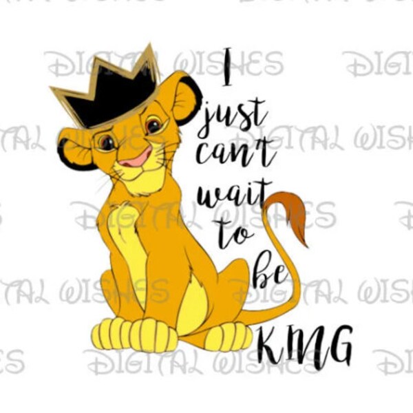 Simba With Crown - Etsy
