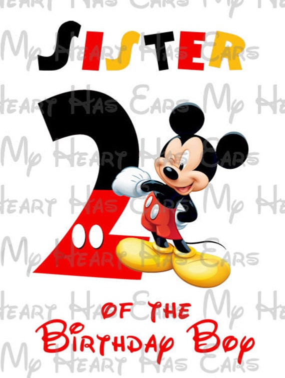 Mickey Mouse 2nd Birthday Clipart