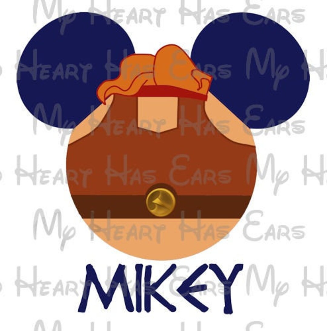 Hercules Mickey Mouse Head Ears Image Png Digital File Sublimation