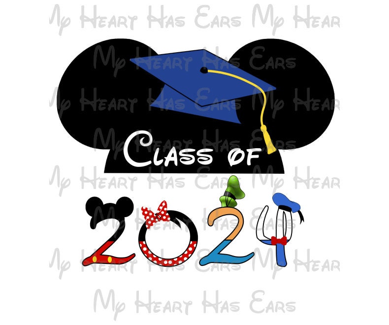 Graduation Senior 2024 Mickey PNG Bundle, Family Proud, Senior Team, Class  of 2024, Tassel to Castle, Graduate 2024 Bundle 