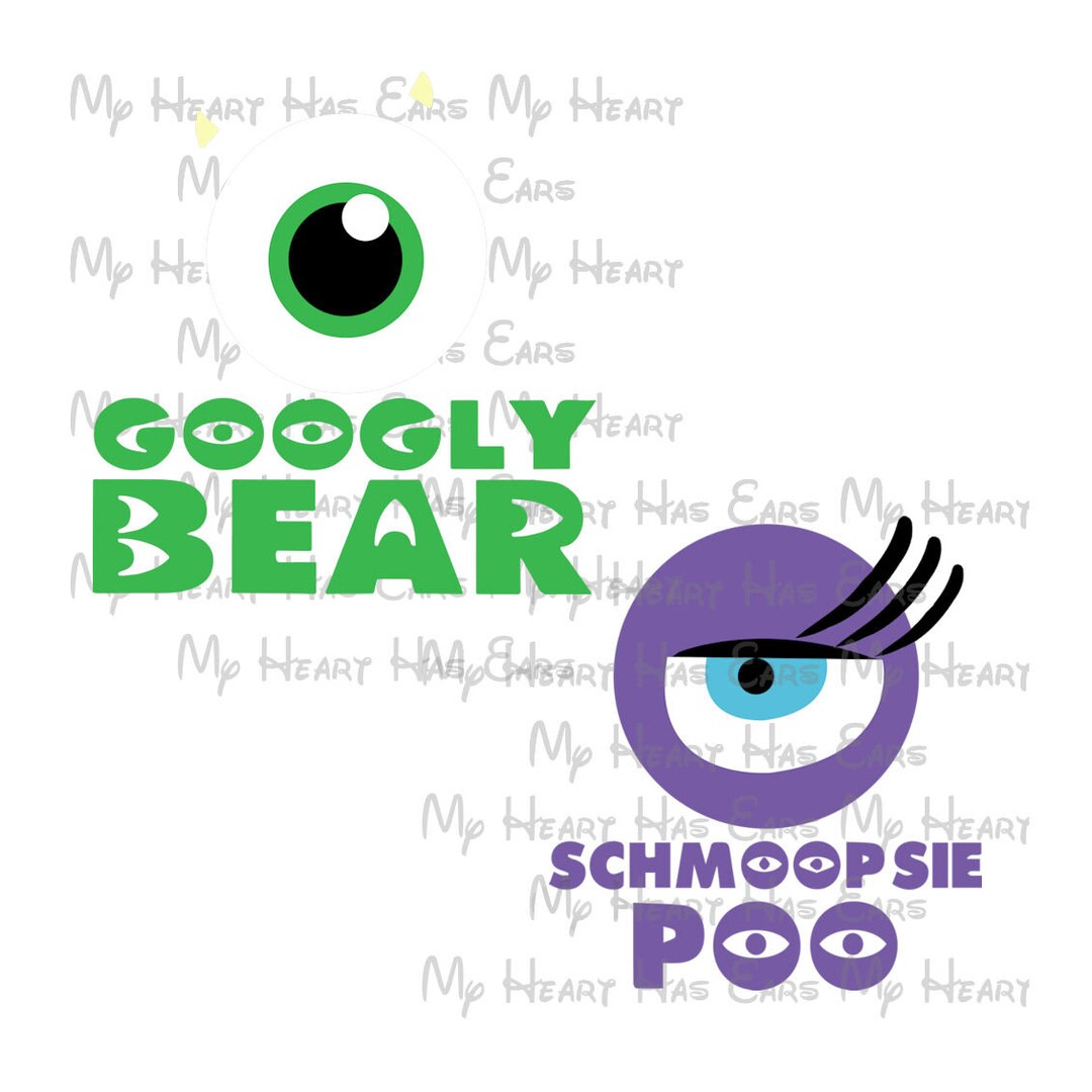 Googly Bear Schmoopsie Poo Mike Wazowski Celia May Eyes Images Png