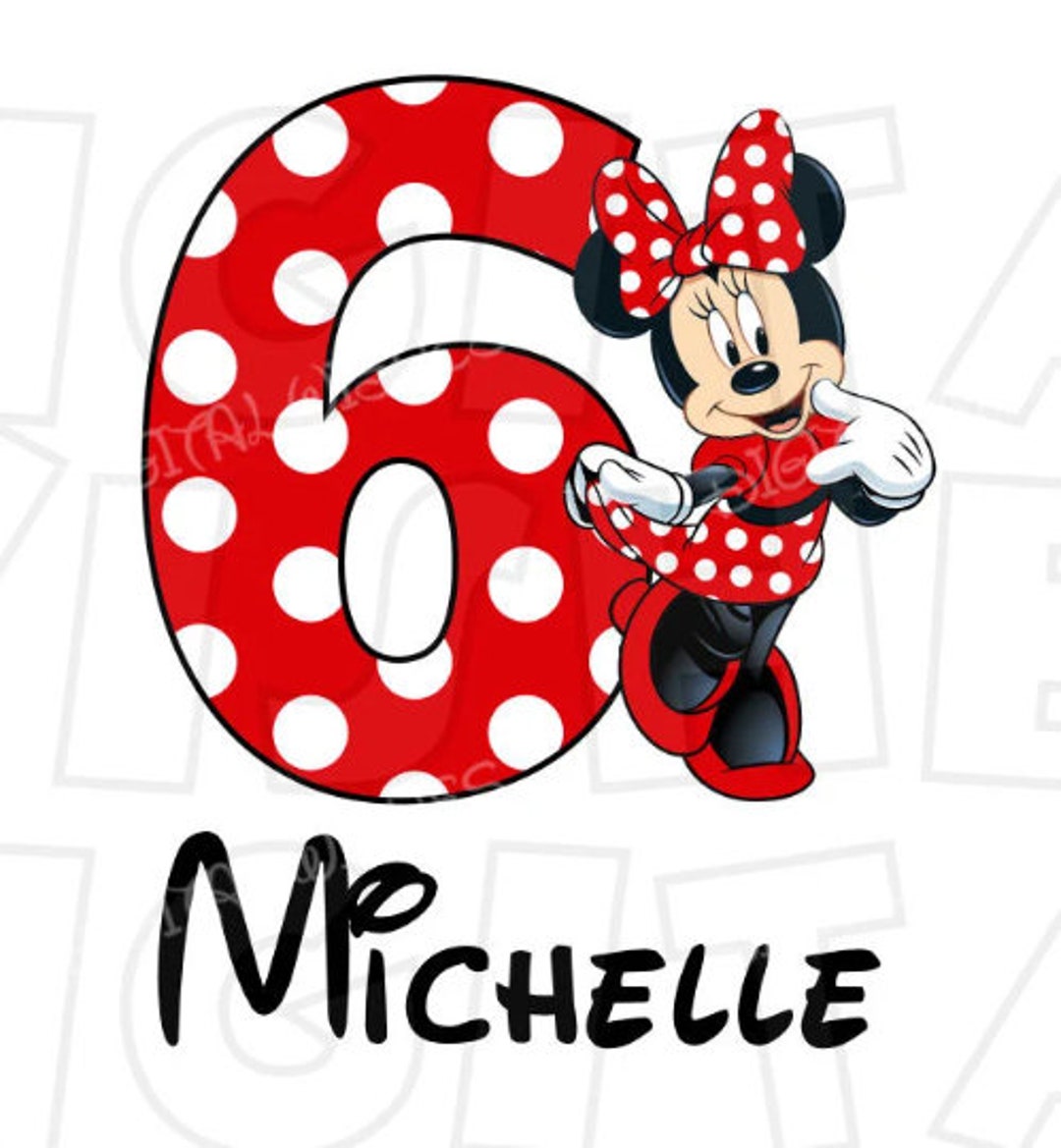Red Minnie Mouse Clip Art