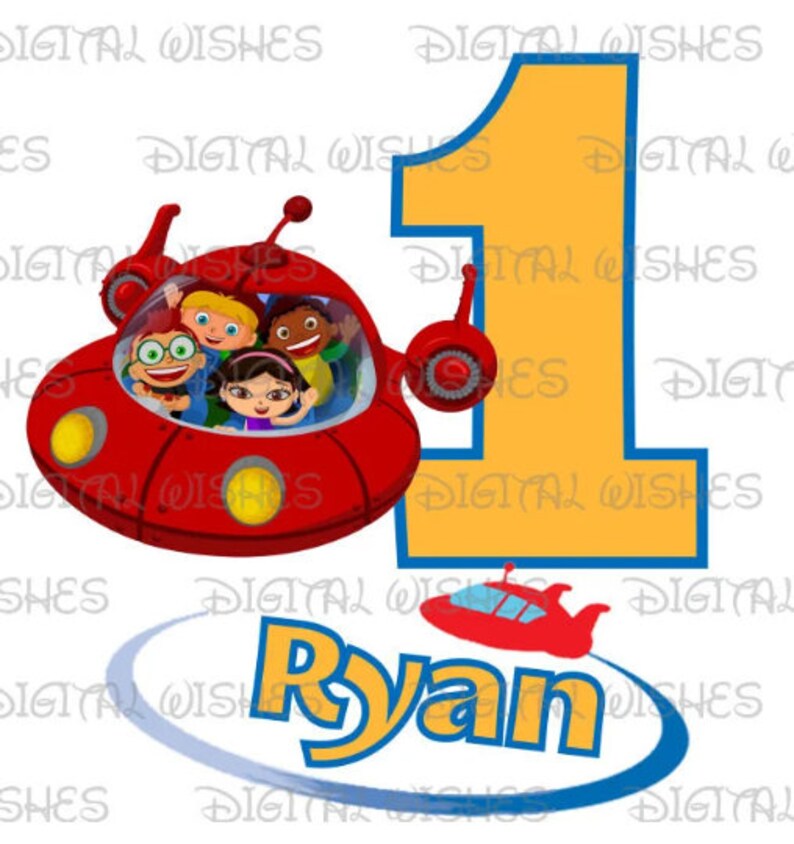 Little Einsteins Birthday Image Personalized ANY NAME NUMBER - Etsy