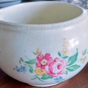 Vintage 1947 Taylor Smith Taylor China floral pattern creamer