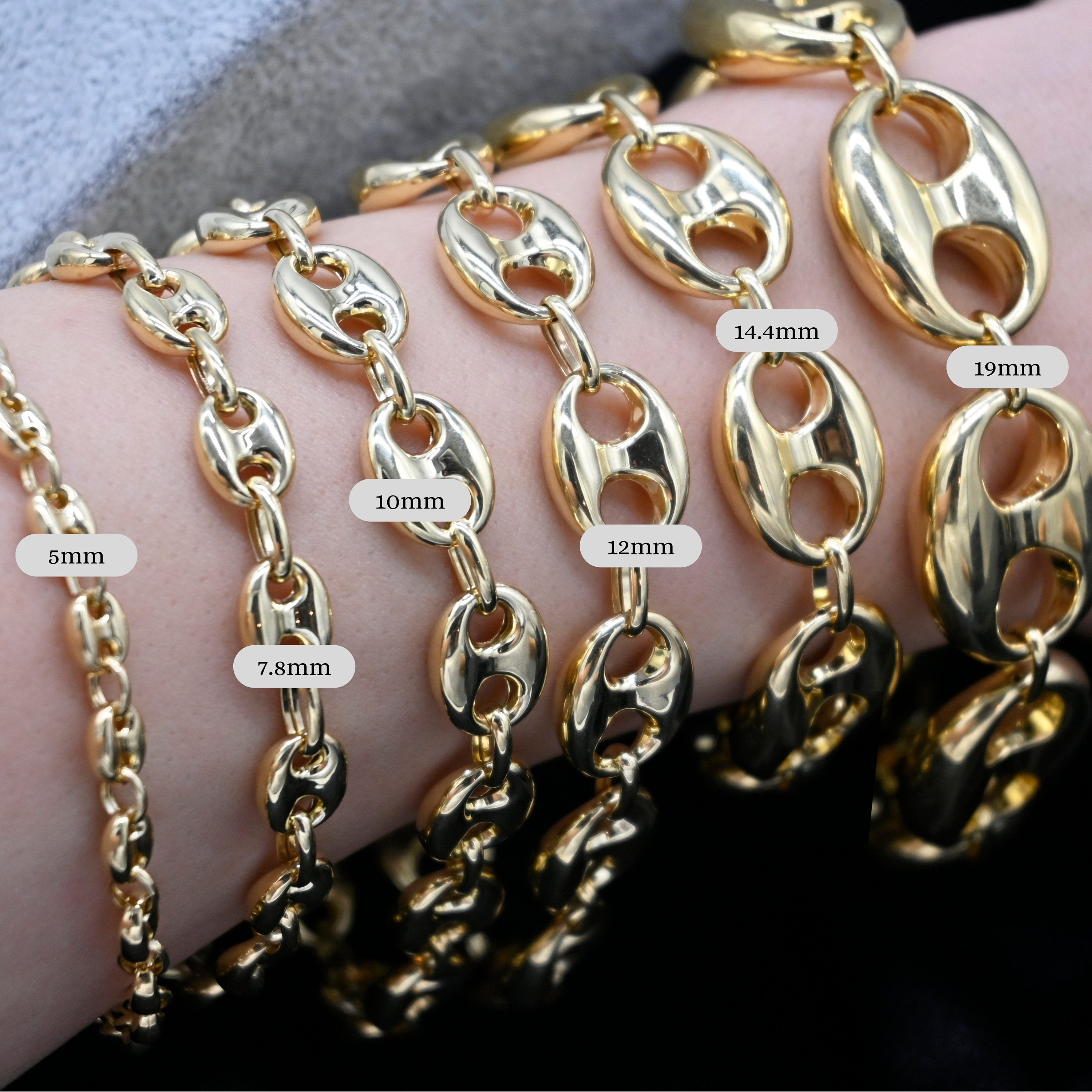 Bracciale Uomo Maglia Marinara Oro Giallo - De Stefano Gioielleria