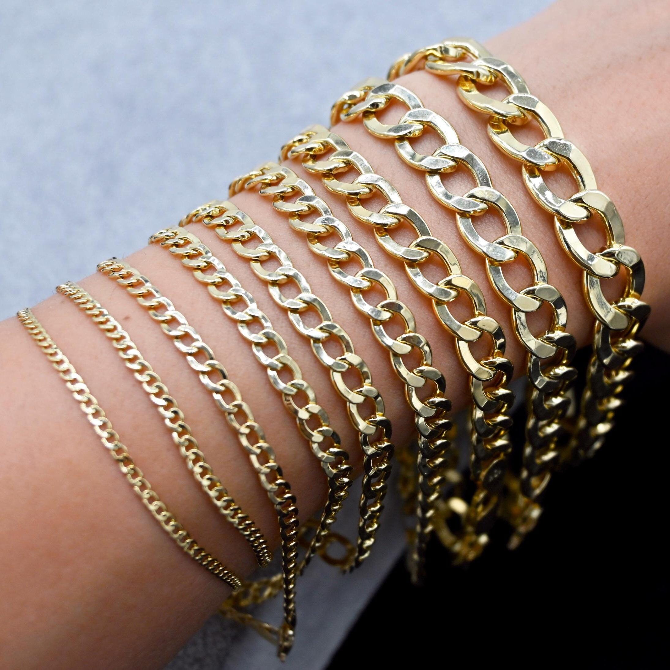 10k Yellow Gold Tennis Bracelet - Etsy
