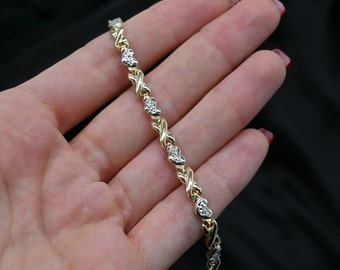 送料関税込★STONE AND STRAND★ゴールデンドロップレット10K 10K Real Gold Stampato Necklace and Bracelet Set Diamond Cut