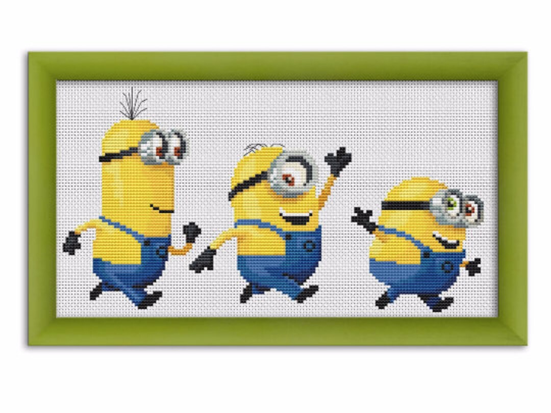 PDF Cross Stitch Pattern Minions Instant Download - Etsy